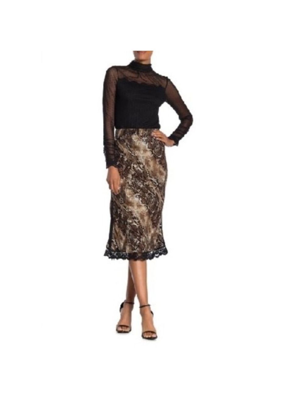Laundry By Shelli Segal Snake Print Skirt